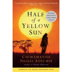  Half of a Yellow Sun by Chimamanda Ngozi Adichie