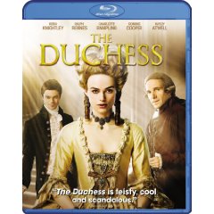 The Duchess starring: Keira Knightley and Ralph Fiennes